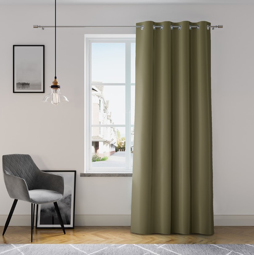 ArtFlhf Stínicí závěs OXFORD EYELETS K | 140 x 250 cm Barva: Khaki