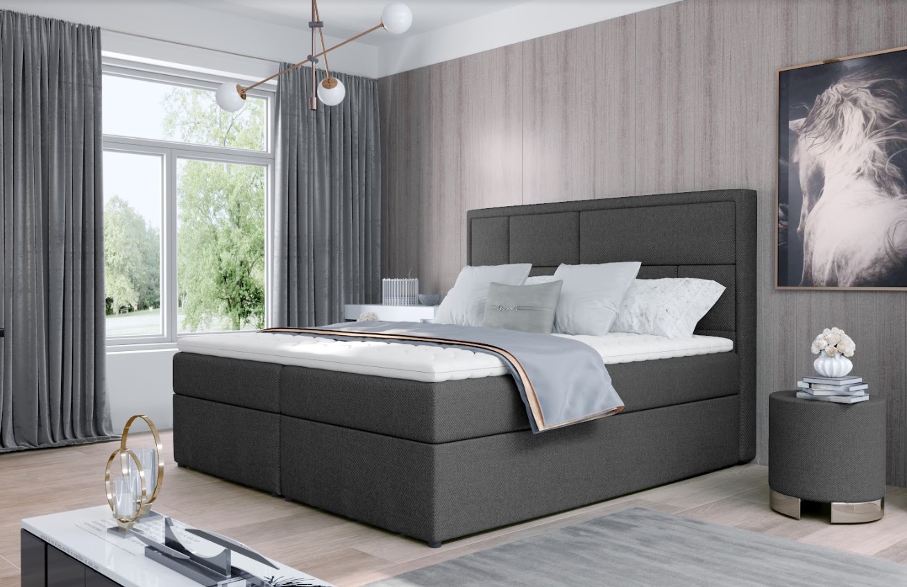 Artelta Manželská postel MERON Boxspring | 160 x 200 cm Barva: Inari 96