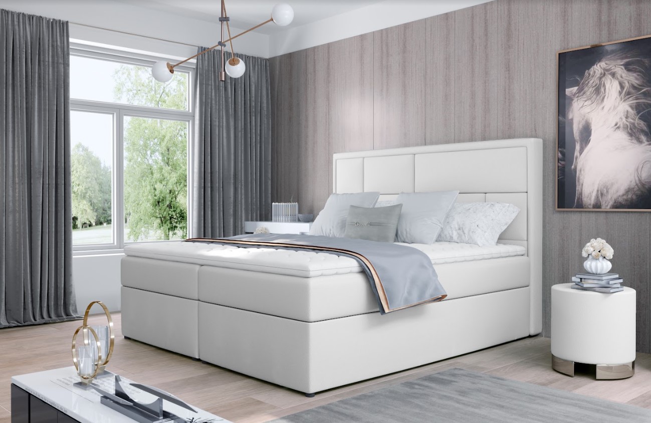Artelta Manželská postel MERON Boxspring | 160 x 200 cm Barva: Soft 17