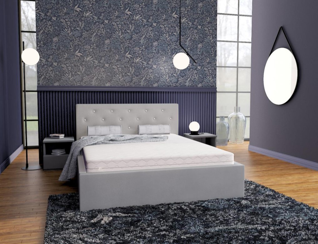 Levně FDM Čalouněná manželská postel MIRAGE | 160 x 200 cm