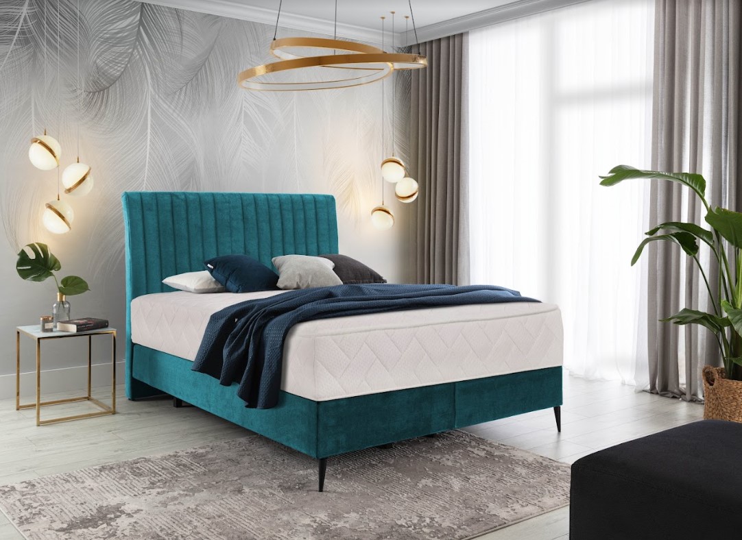 Levně Artelta Manželská postel BLANCA Boxspring | 180 x 200 cm Barva: Lukso 10