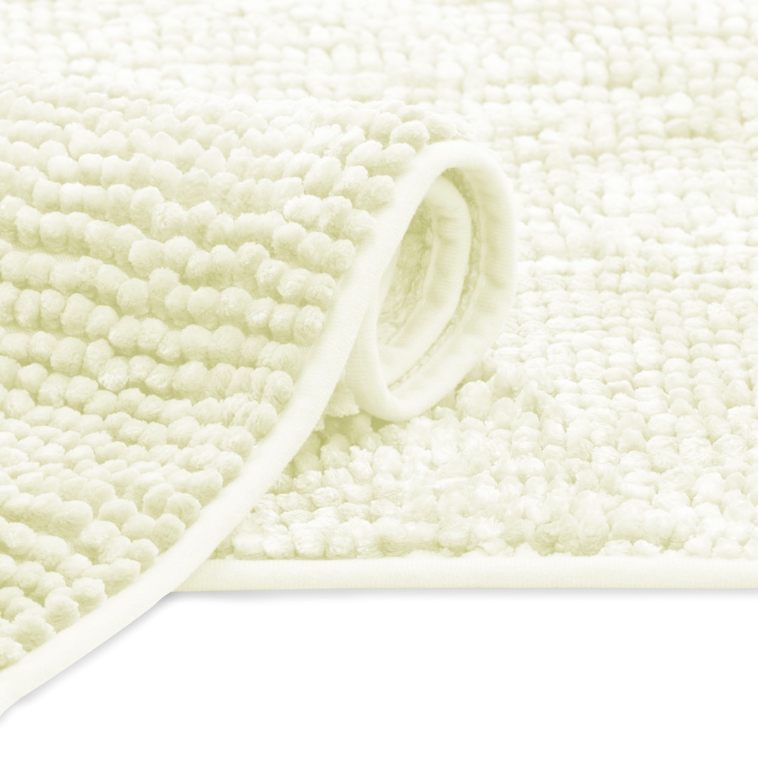 Levně ArtFlhf Koupelnový kobereček BATI | 60 x 90 cm Barva: Bílá