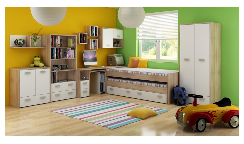 ArtCross Dětský pokoj KITTY 1 Barva: Craft zlatý / craft bílý