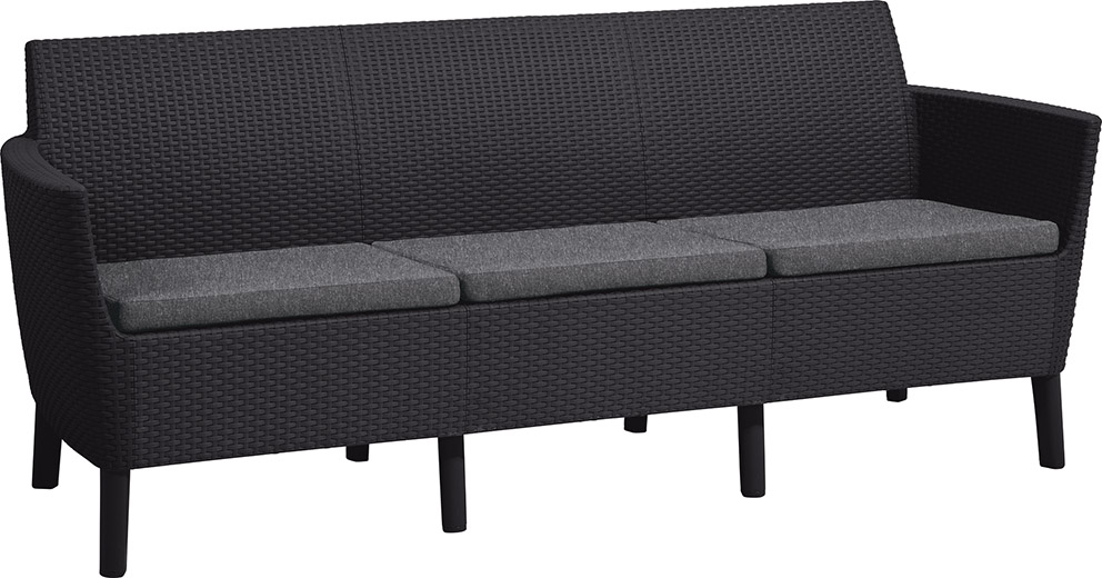 KETER Pohovka SALOMON 3 seater sofa | grafit