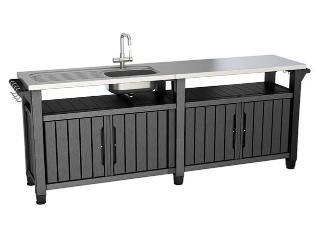 KETER Stůl UNION COOK 415l | grafit