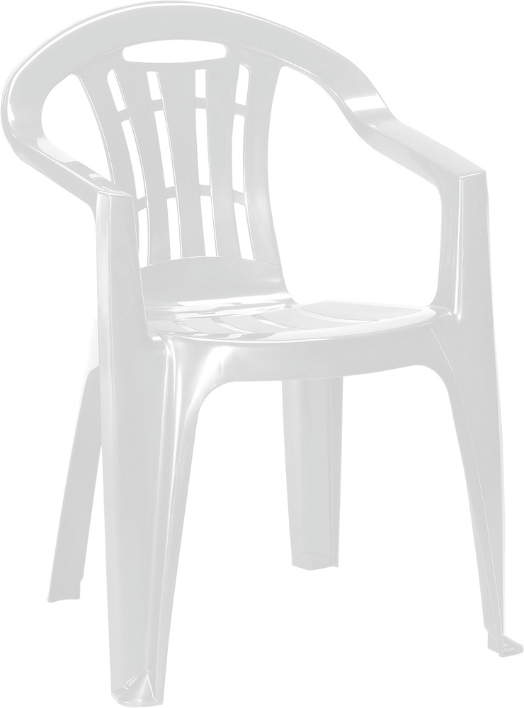 Levně KETER Zahradní židle LORRA | bílá