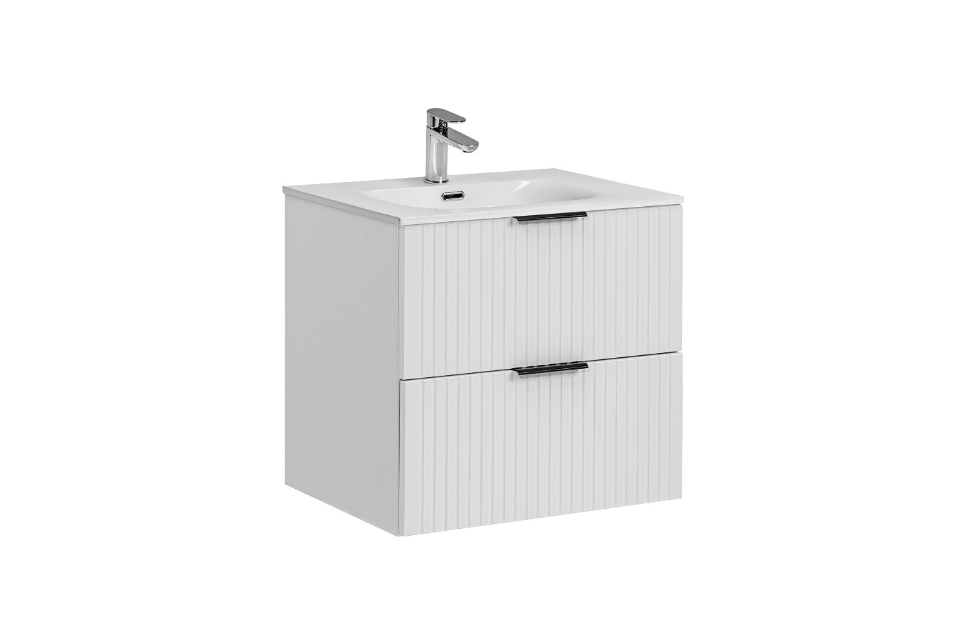 Levně ArtCom Koupelnová skříňka s umyvadlem ADEL White U60/1 | 60 cm