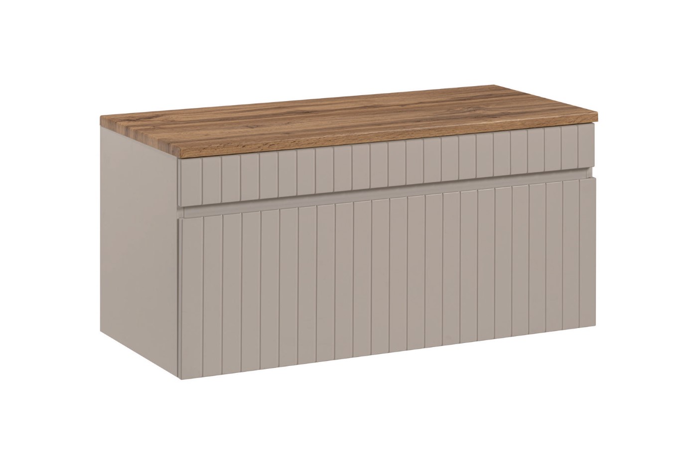 Levně ArtCom Koupelnová skříňka s deskou ICONIC Cashmere D100/1 | 100 cm