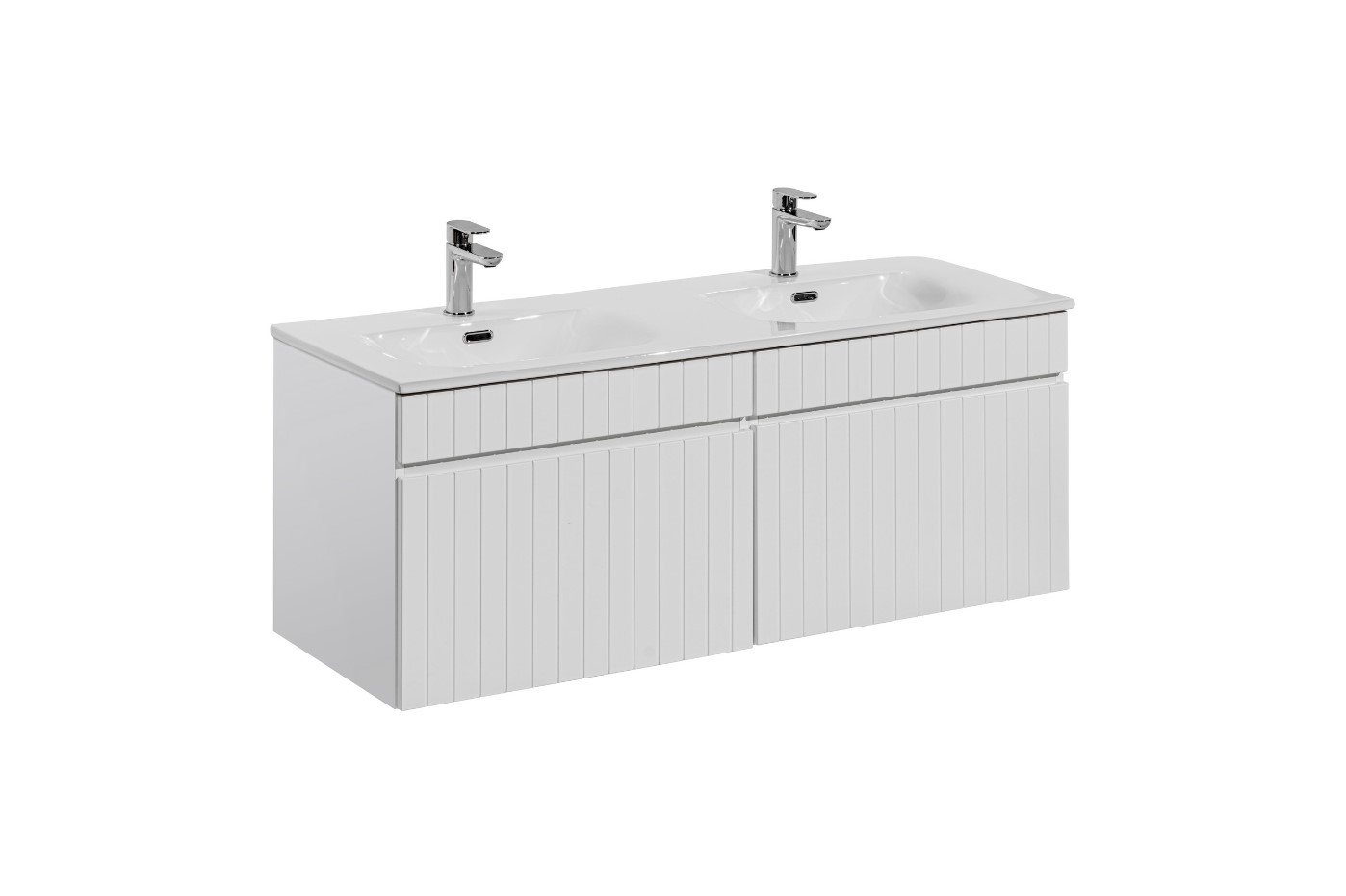 Levně ArtCom Koupelnová skříňka s umyvadlem ICONIC White U120/1 | 120 cm