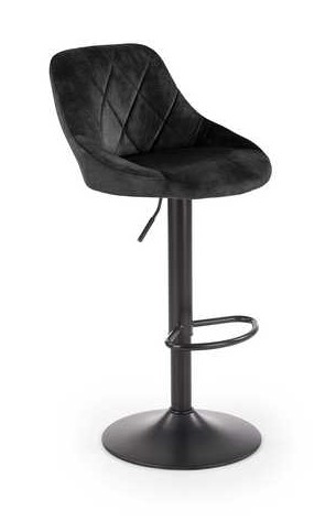 Levně Halmar Barová židle MILICA Barva: Černá
