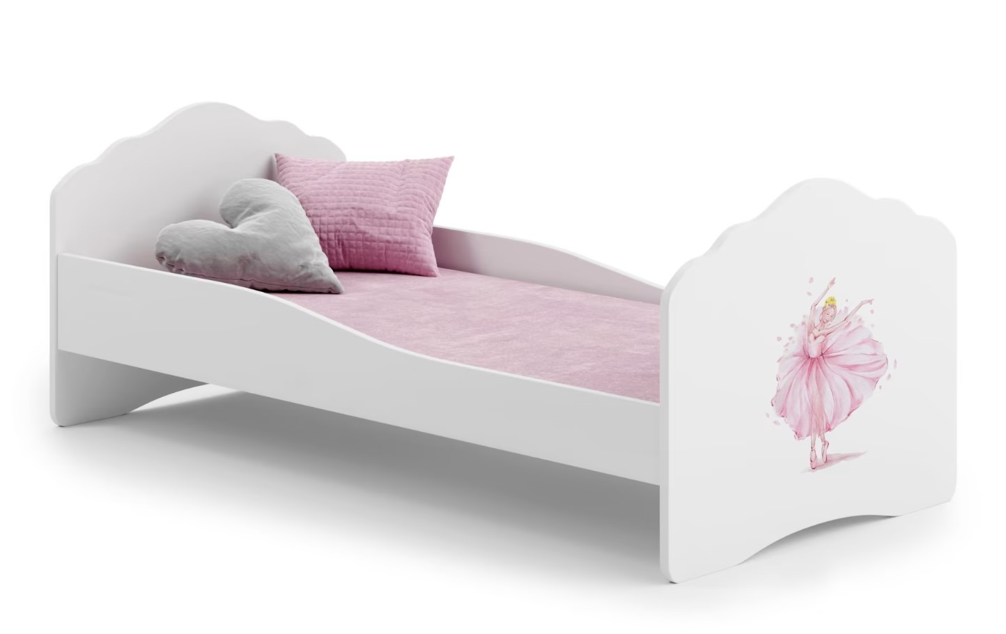 Levně ArtAdrk Dětská postel CASIMO | 80 x 160 cm Provedení: Balerína