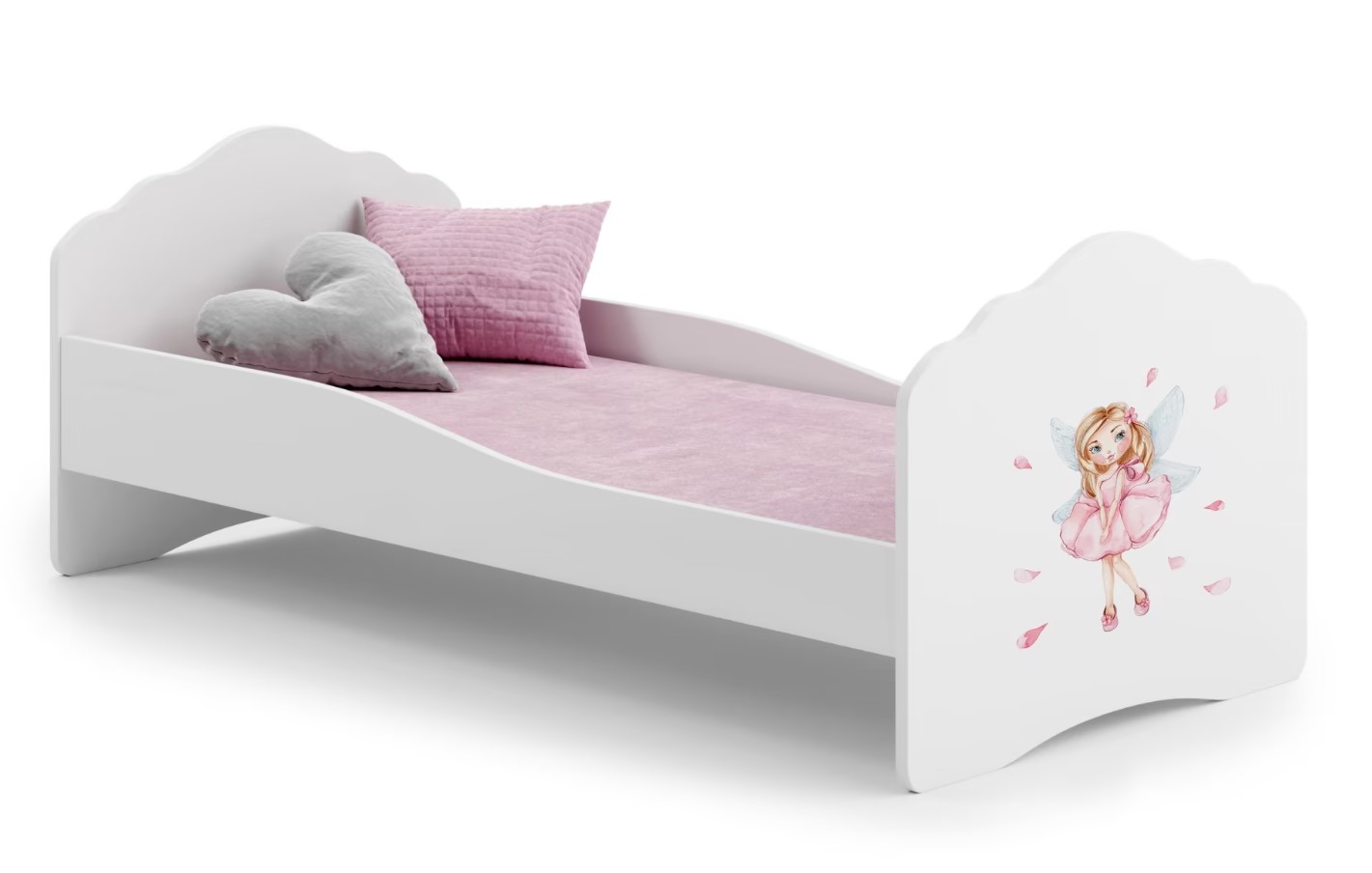 Levně ArtAdrk Dětská postel CASIMO | 80 x 160 cm Provedení: Víla s křídly