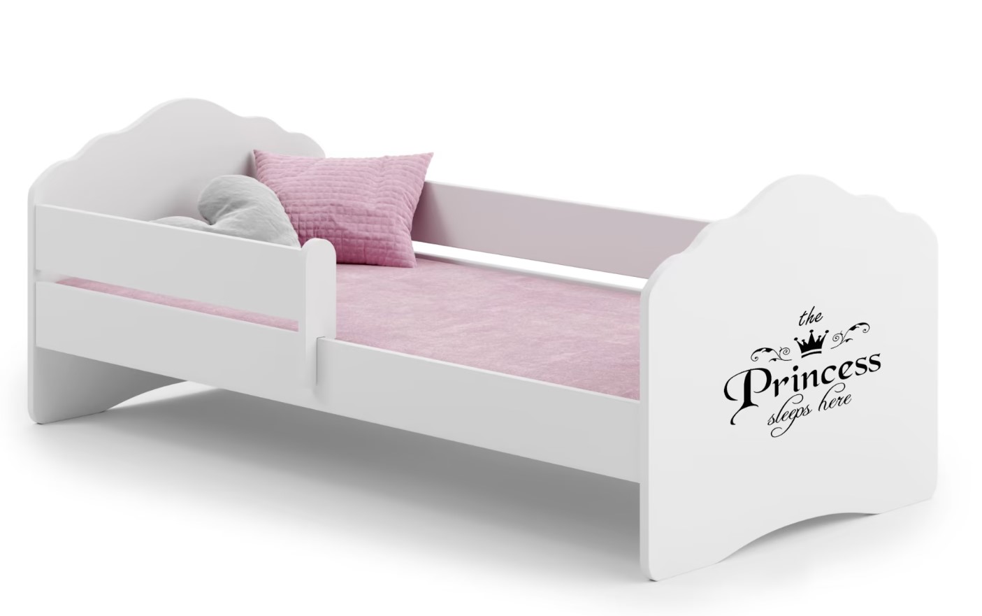 Levně ArtAdrk Dětská postel CASIMO | se zábranou Provedení: Princess