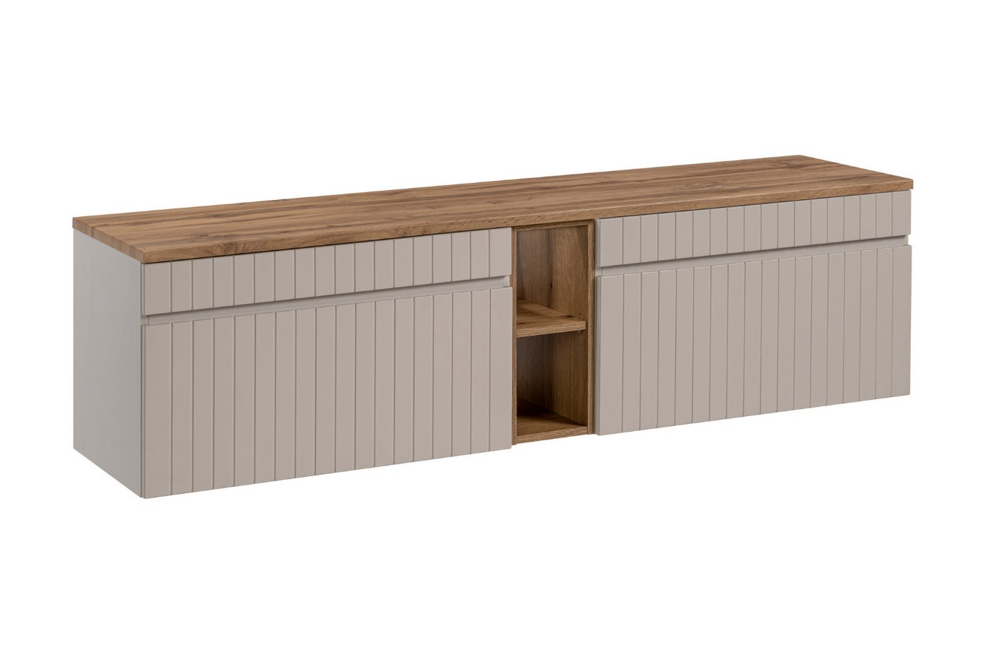 Levně ArtCom Koupelnová skříňka s deskou ICONIC Cashmere D180/1 | 180 cm