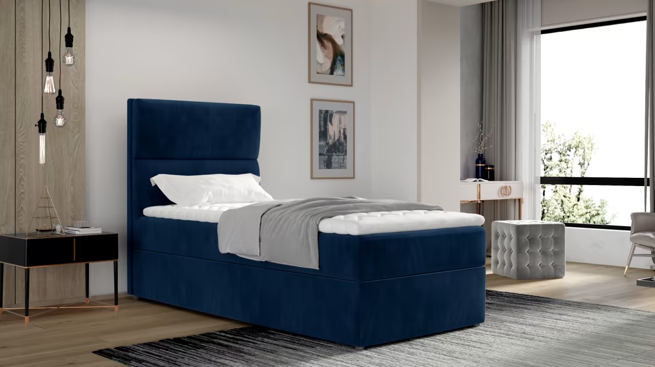 Artelta Čalouněná jednolůžková postel ARCO | 90 x 200 cm Barva: Kronos 09