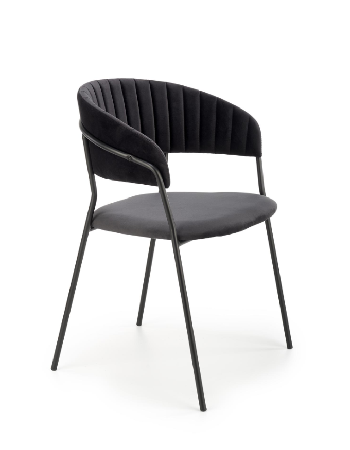 Levně Halmar Jídelní židle ESTA K426 Barva: Černá