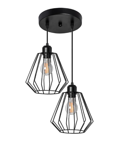 Levně ArtPodlas Visící černá lampa | 392196