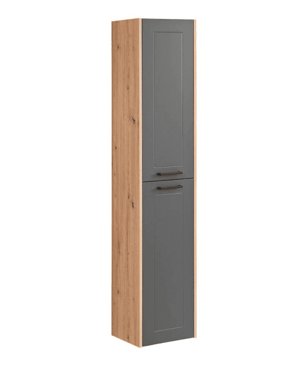 Levně ArtCom Vysoká skříňka do koupelny MADERA Grey 800