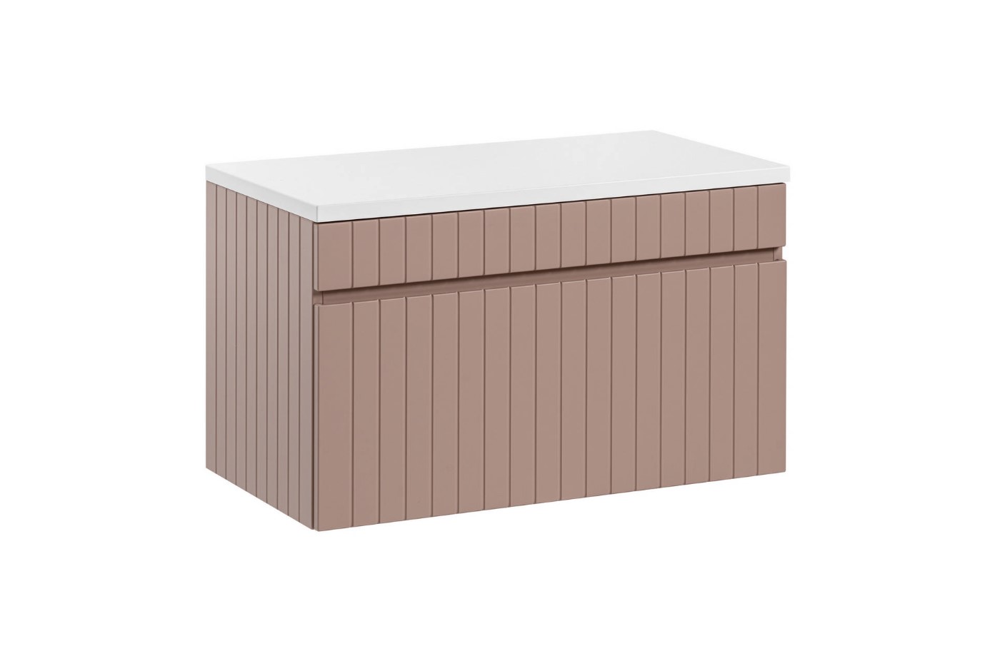 Levně ArtCom Koupelnová skříňka s deskou ICONIC Rose D80/2 | 80 cm