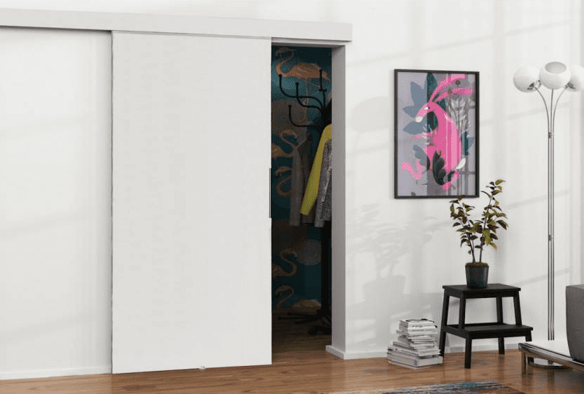 Levně KIER Posuvné dveře MALIBU | 100 cm Barva: Bílá