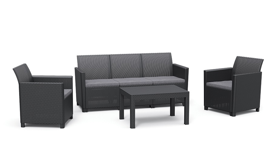 Levně KETER Zahradní set CLARA 5 Orlando table | grafit