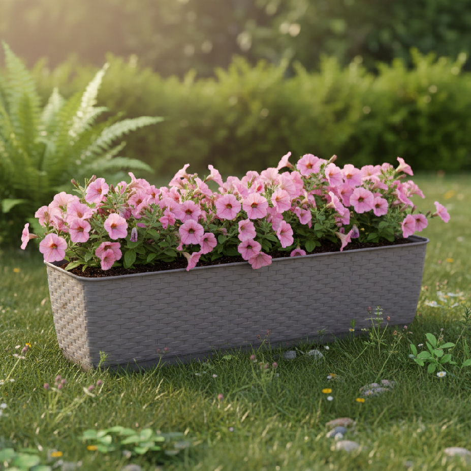 Levně ProsperPlast Květináč RATOLLA P | mocca 59 cm