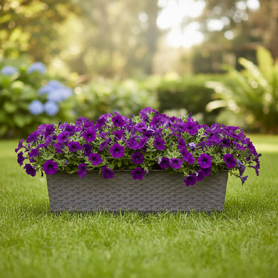 Levně ProsperPlast Květináč RATOLLA CASE | mocca 58,7 cm