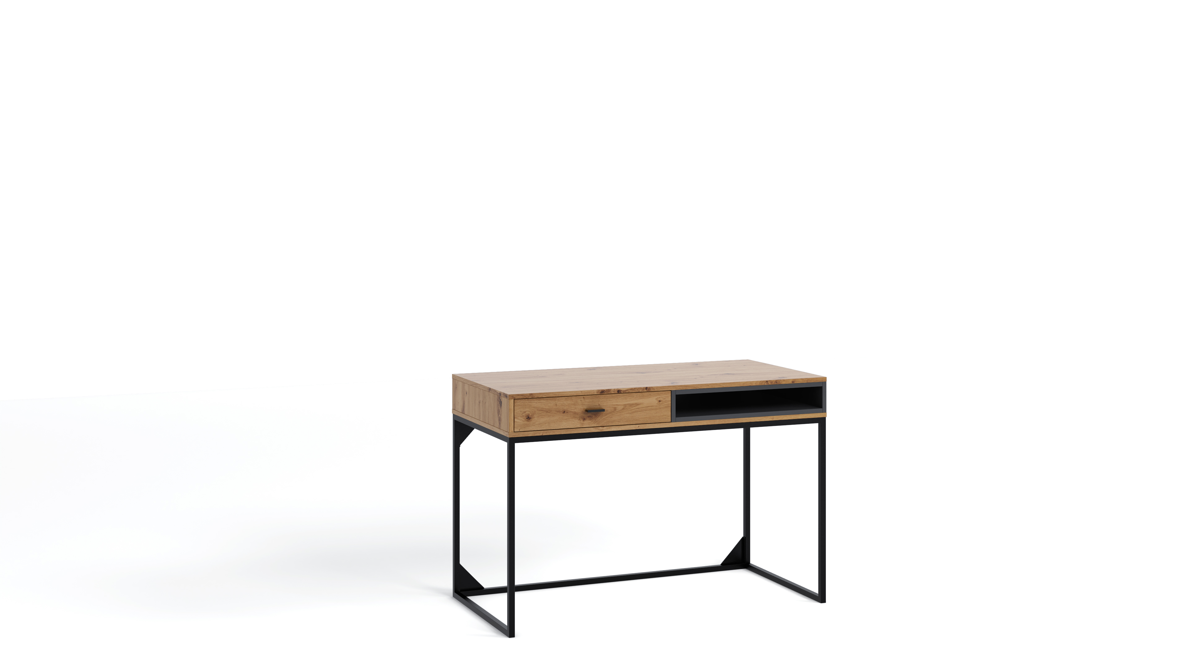 ArtGiB Psací stolek OLIER OL-01 | dub artisan/černá
