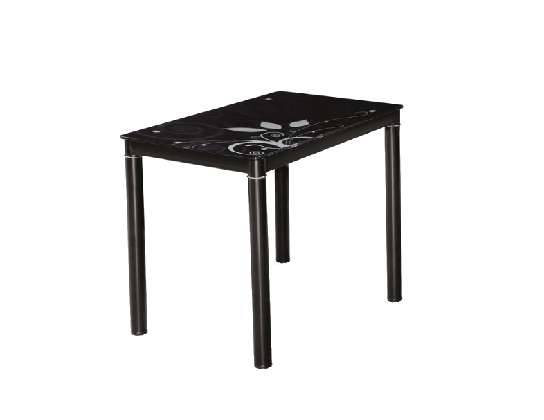 Levně Signal Jídelní stůl DAMAR | 100x60 cm Barva: Černá