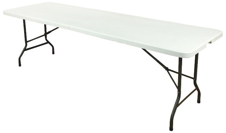 Levně Chomik Zahradní stůl SLEEK | bílá 240 cm