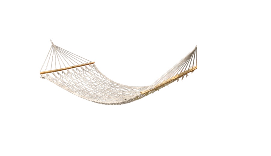Levně Chomik Zahradní závěsná síť BOHO | béžová 200 x 80 cm