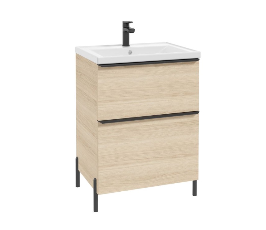 ArtDef Skříňka pod umyvadlo NINO DUB VICENZA | D60/45 cm