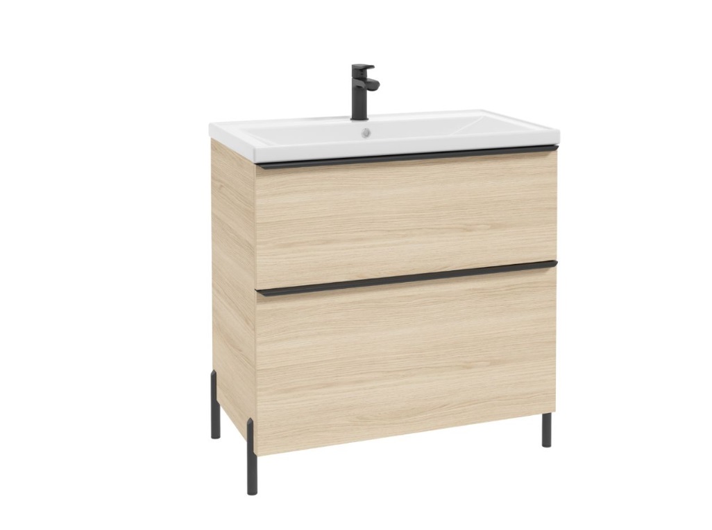 ArtDef Skříňka pod umyvadlo NINO DUB VICENZA | D80/45 cm