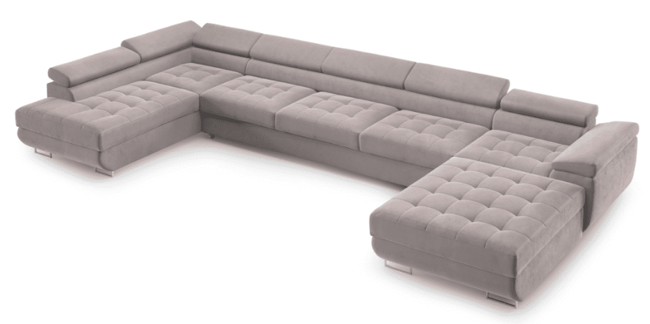 Levně ArtPK Rohová sedací souprava BENJAMIN 275 U XL | levá strana Barva: Castel 20