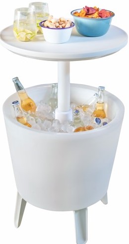 Levně KETER Zahradní COLD BAR LUMI | bílá