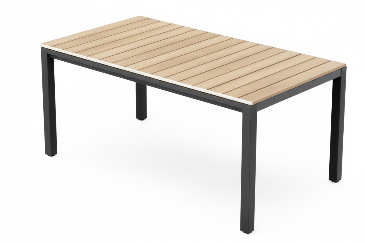 Levně KETER Zahradní stůl CORA | 160 cm teak / graphite