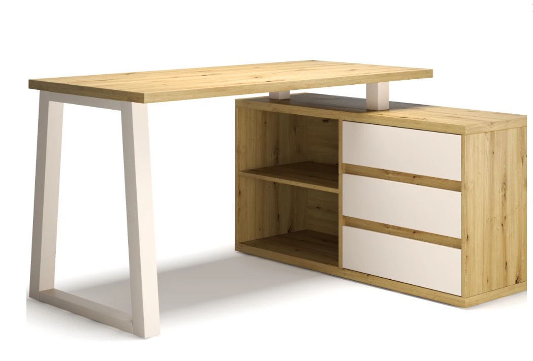 Levně ArtAdrk Psací stolek IWO ll | artisan / cashemere
