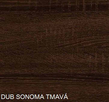 ArtCross Komoda KN-4033S Barva: DUb sonoma tmavá