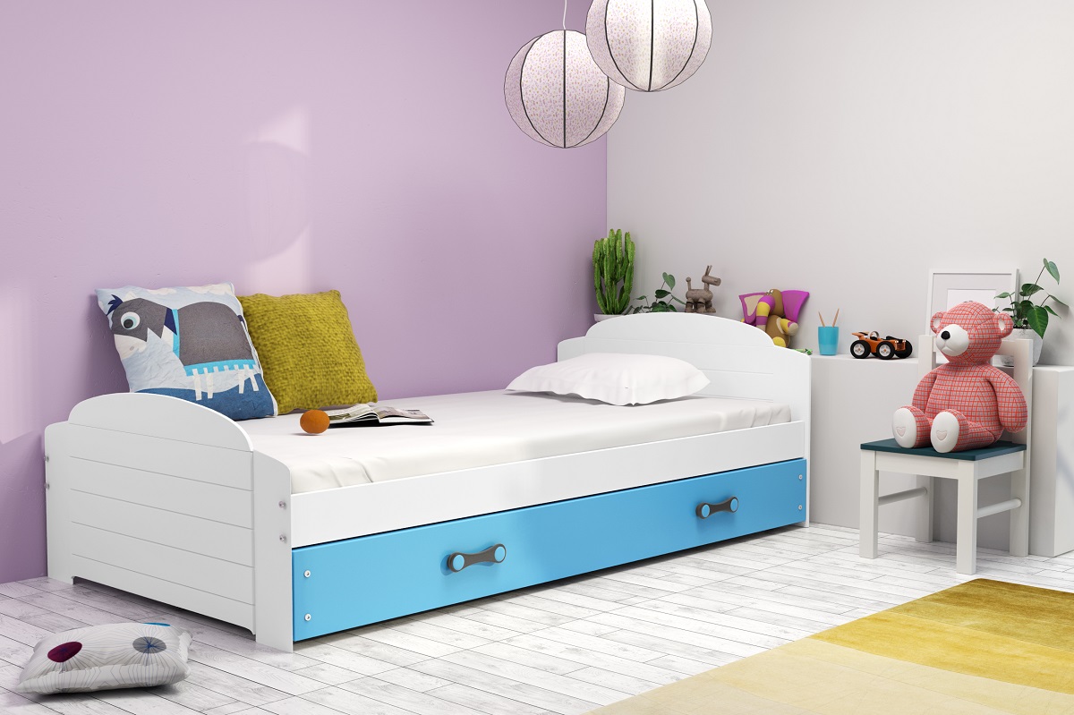 BMS Dětská postel LILI Barva: bílá / modrá