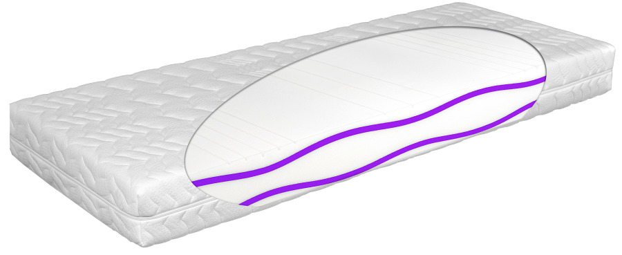 Matratex Matrace Evolattex eucalyptu Rozměr: 90 x 200 cm, Tvrdost: Tvrdost T4