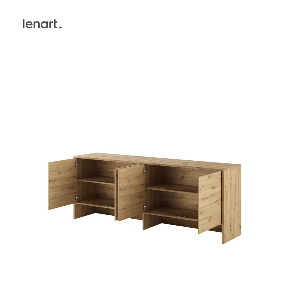 Levně Dig-net nábytek Nástavec pro sklápěcí postel Lenart BED CONCEPT BC-10 Barva: Šedá