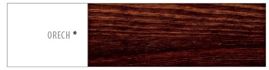 Drewmax Postel - masiv LK126 | 80 cm borovice Moření: Ořech