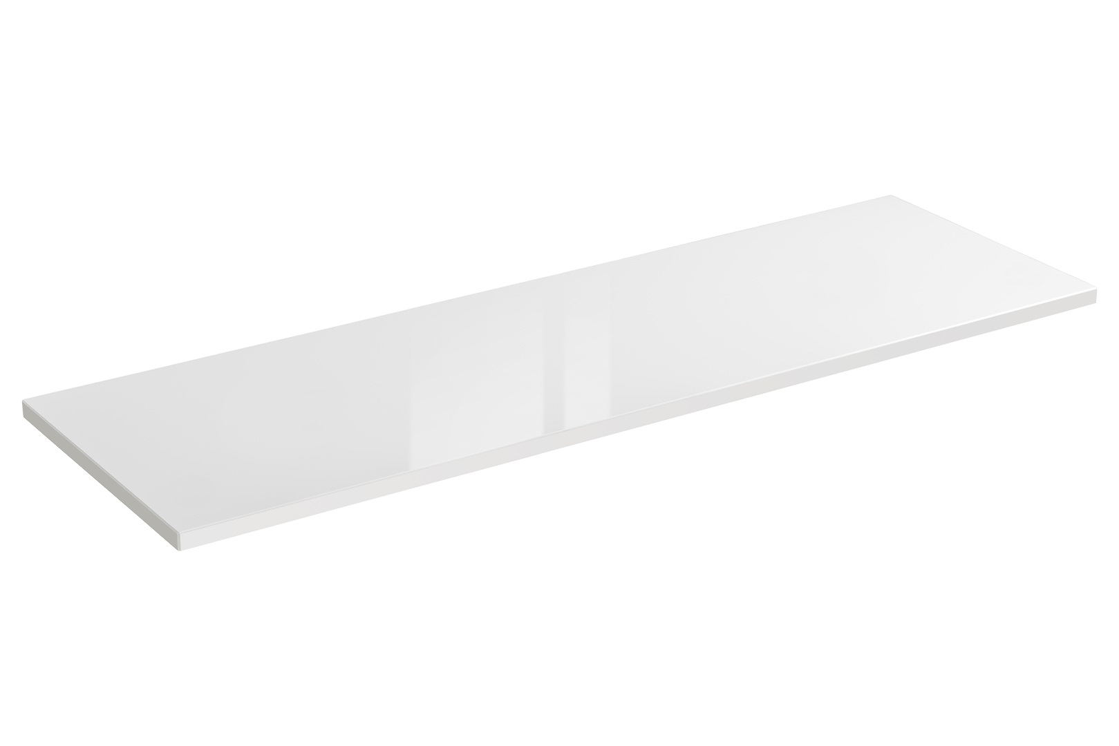 ArtCom Deska pod umyvadlo CAPRI White | bílý lesk Capri | bílá: Deska pod umývadlo 893 - 140 cm