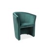 pohodlné křeslo tm1 velvet wenge zelena