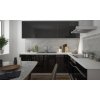 kuchyně Essen černý lesk korpus grey