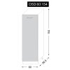 Vysoká kuchyňská skříňka Platinium D5D 60 154