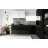 kuchyně Platinium Black White lesk korpus lava