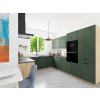 Kuchyně Silver Zelená matná