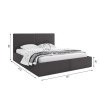 calunena postel hailey 140x200cm grafit