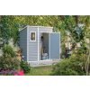 Zahradní domek RAMON PENT šedá 6 x 4 otevřené dveře